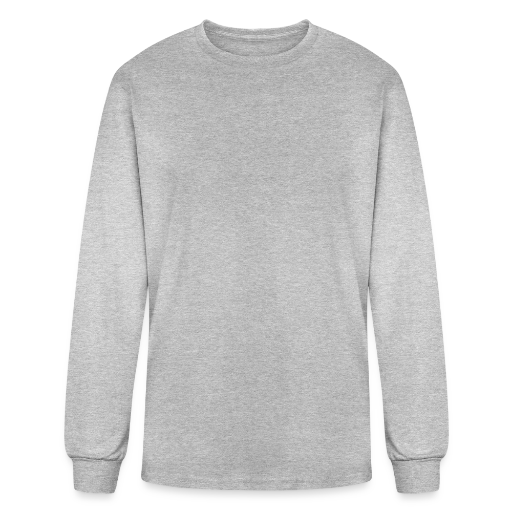 Logo Free Society Long Sleeve Shirt - heather gray