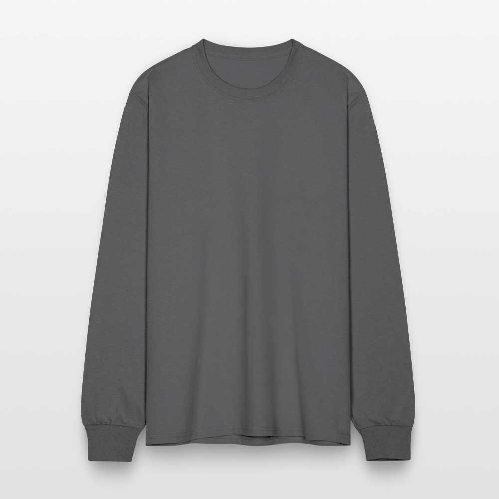 Logo Free Society Long Sleeve Shirt - charcoal