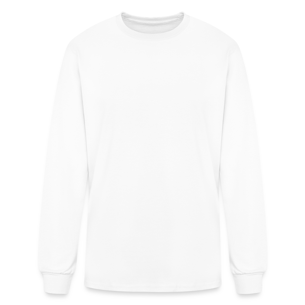 Logo Free Society Long Sleeve Shirt - white