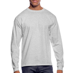 Logo Free Society Long Sleeve Shirt - heather gray