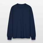 Logo Free Society Long Sleeve Shirt - navy