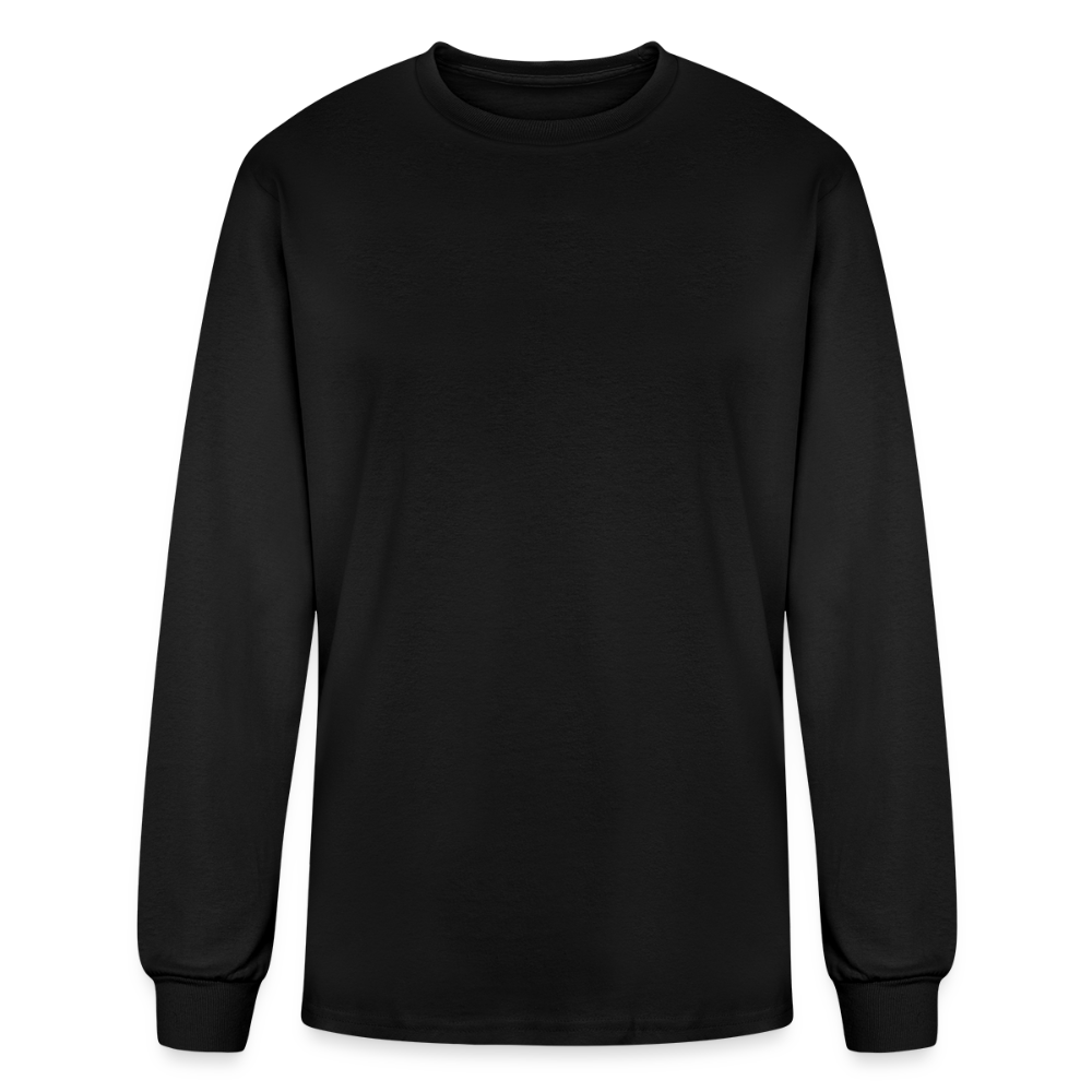 Logo Free Society Long Sleeve Shirt - black