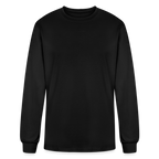 Logo Free Society Long Sleeve Shirt - black