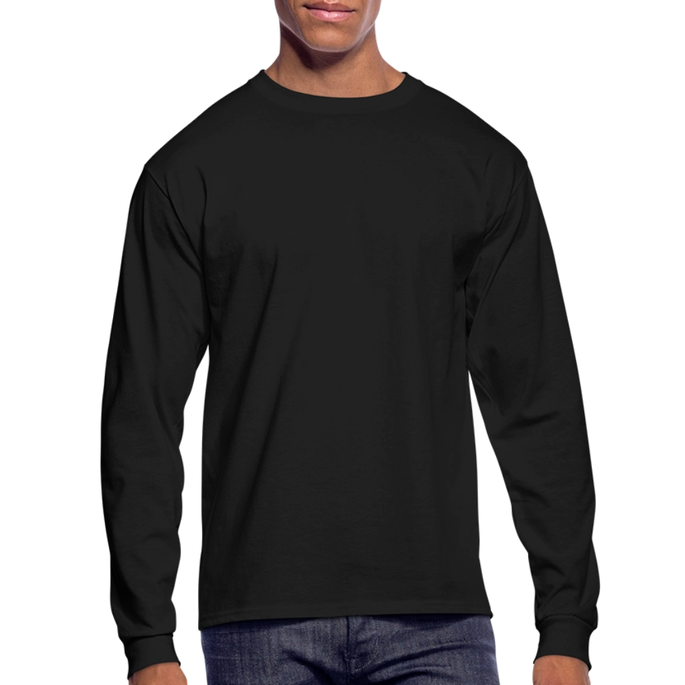 Logo Free Society Long Sleeve Shirt - black