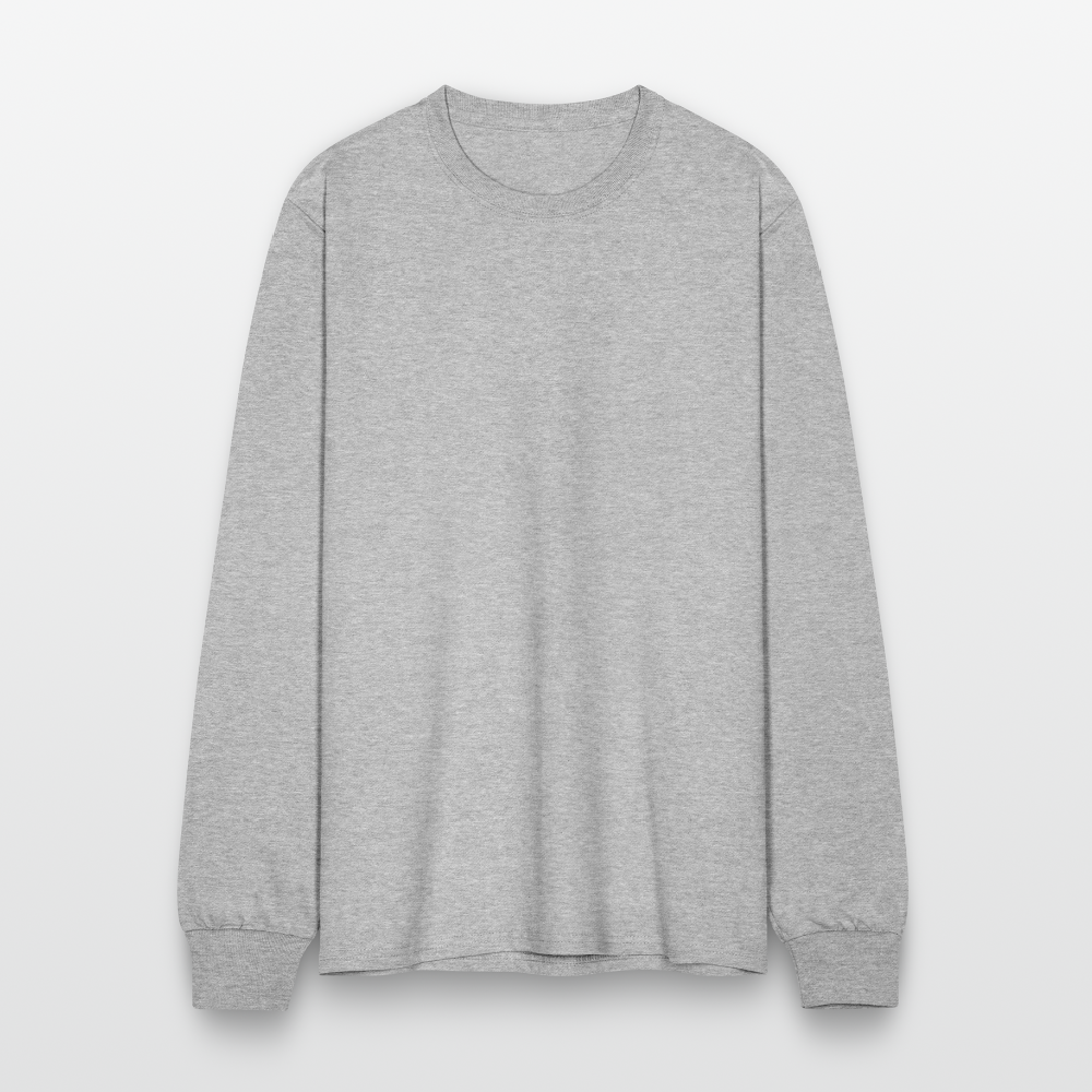 Logo Free Society Long Sleeve Shirt - heather gray